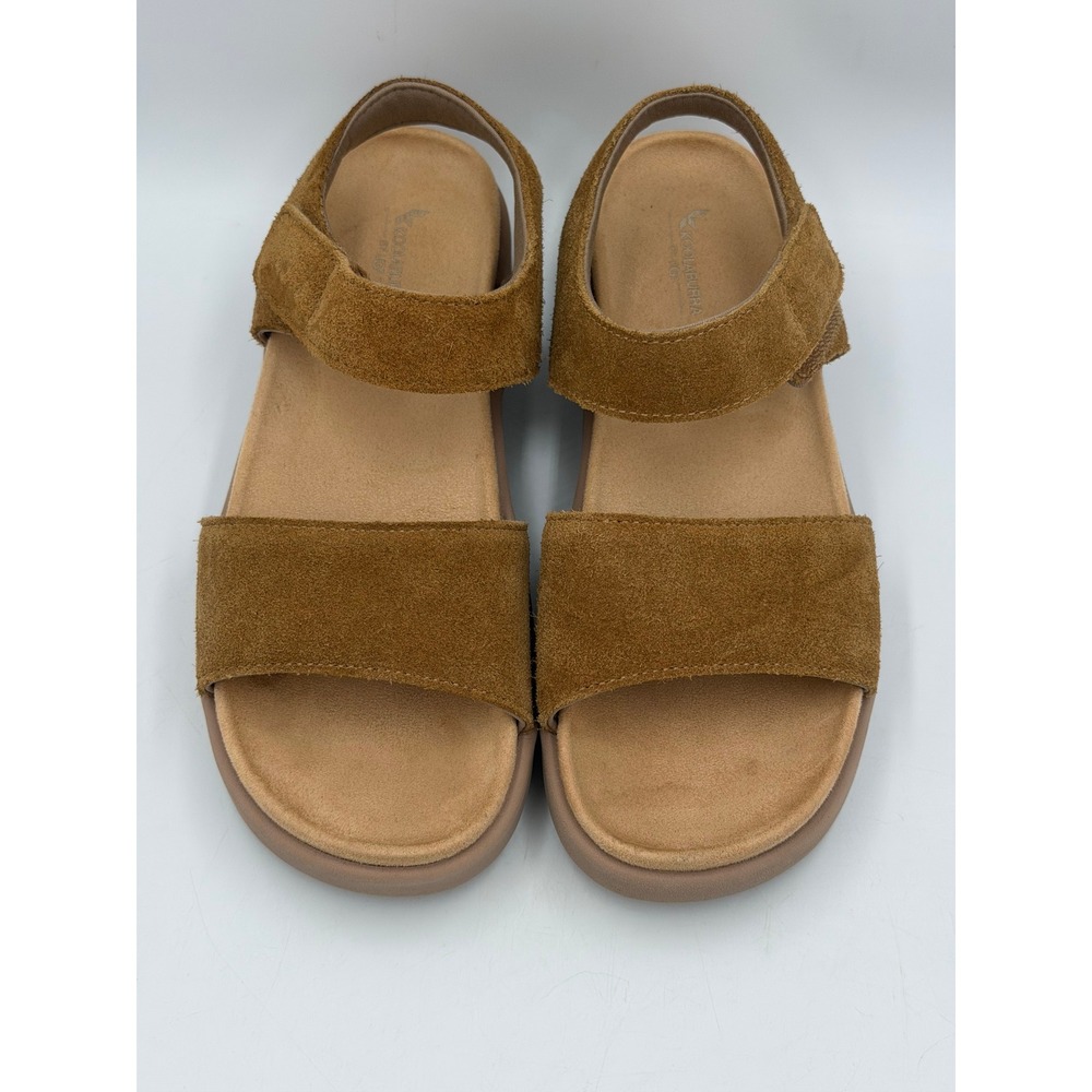 Koolaburra by UGG Womens Sandals Size 8 Chestnut Brown Suede Platform 1132651